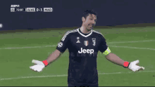 La Resignación De Buffon Ante El 3-0 Contra El Real Madrid GIF - Juventus Real Madrid Buffon GIFs