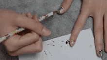 Painting Nails Green GIF - Painting Nails Green Diy GIFs
