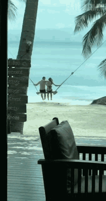 Fell Out Of The Swing Failarmy GIF - Fell Out Of The Swing Failarmy Couple GIFs
