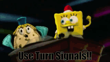 spongebob its a spongebob christmas mrs puff spongebob squarepants turn signal