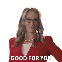 Good For You President Orlean Sticker - Good For You President Orlean Meryl Streep Stickers