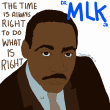 mlk sticker martin luther king sticker the time is always right to do what is right martin luther king jr dr king