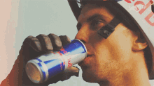 Drinking Red Bull GIF - Drinking Red Bull Thirsty GIFs