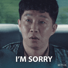 a man says i 'm sorry in a car