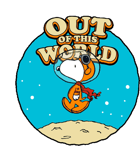 Out Of This World Snoopy Sticker - Out Of This World Snoopy Extraordinary -  Discover & Share GIFs