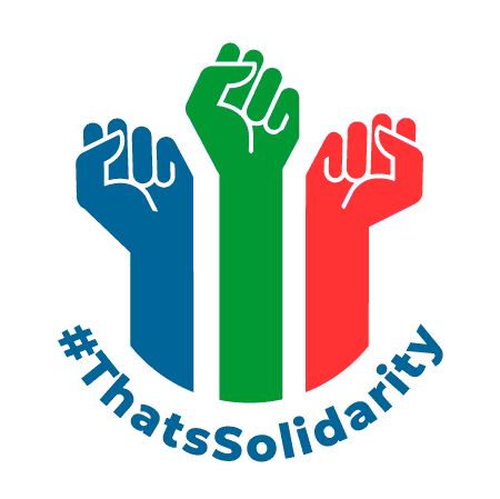 Solidarity Fund Solidairty Fund Rsa Sticker - Solidarity Fund Solidairty Fund Rsa Unity In Action Stickers