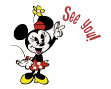 Minnie Mouse Seeyou GIF