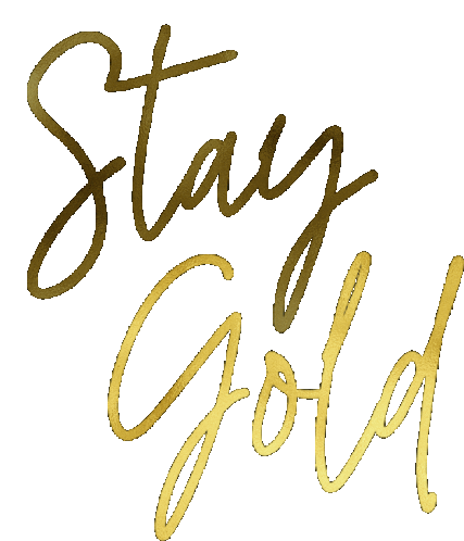 Stephaniebergerschmuck Gold Sticker - Stephaniebergerschmuck Gold Stay Gold Stickers