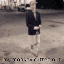 My Monkey Cutted Out GIF