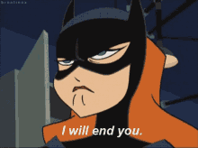 batgirl i will end you dc comics annoyed mad