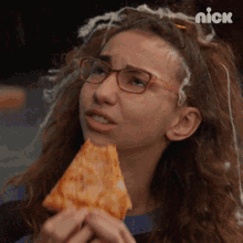 Eating Pizza Darcy GIF - Eating Pizza Darcy Drama Club GIFs