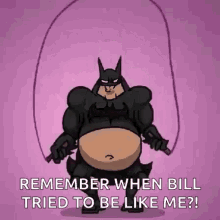 Batman Fat Man GIF - Batman Fat Man Jump Rope GIFs