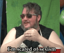 Im Scared Of Sexism Sts GIF - Im Scared Of Sexism Sts Saving Throw Show GIFs
