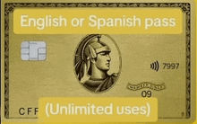 English Or Spanish Pass GIF