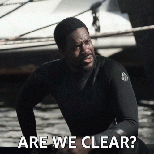Are we clear