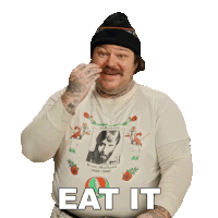 Eat It Matty Matheson Sticker - Eat It Matty Matheson Cookin' Somethin' Stickers