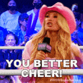 You Better Cheer Lana Star GIF - You Better Cheer Lana Star Wow Women Of Wrestling GIFs