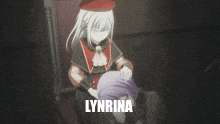 a picture of a girl with the name lynrina on the bottom