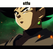 Stfu Goku Black GIF