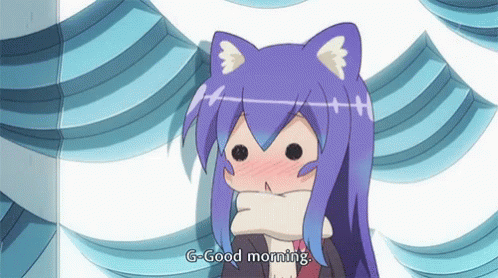 good morning meme anime girl｜TikTok Search