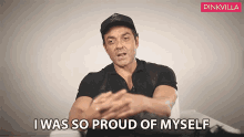 I Was So Proud Of Myself Bobby Deol GIF - I Was So Proud Of Myself Bobby Deol Pinkvilla GIFs