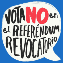 Vota No En El Referéndum Revocatorio Keep Ca Blue GIF