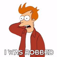 i was robbed philip j fry futurama my stuff got stolen someone robbed me