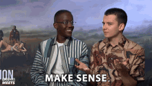 Make Sense Asa Butterfield GIF - Make Sense Asa Butterfield Ncutti Gatwa GIFs