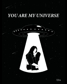 ufo couple universe you are my universe
