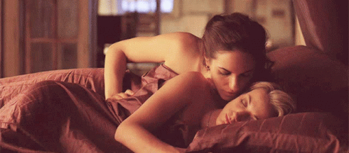 Sleep Lesbian Gif - Lesbian Kiss In Cheeks GIF - Lesbian Kiss In Cheeks Smooch - Discover &  Share GIFs