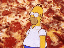Homer Simpsons Pizza GIF - Homer Simpsons Pizza Disappear GIFs