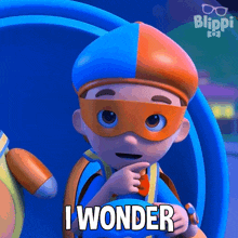 I Wonder Blippi GIF - I Wonder Blippi Blippi Wonders - Educational Cartoons For Kids GIFs