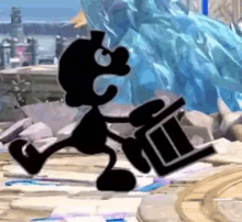 mr game and watch smash bros smash bros ultimate oil panic down special