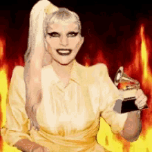 Fire Lady GIF - Fire Lady Gaga GIFs