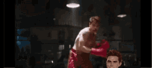 Kj Apa Boxing GIF - Kj Apa Boxing Riverdale GIFs