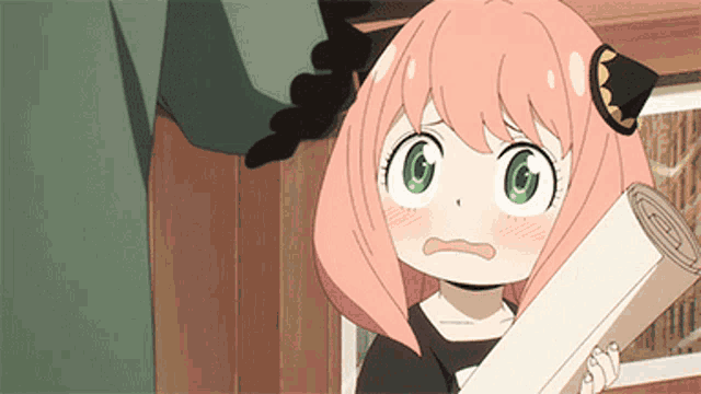 Comforting Sad Anya Forger Anime Cry GIF