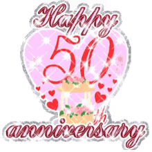 anniversary 50th happy anniversary
