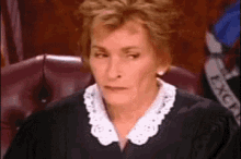 Judge Judy Isn'T Havin It GIF - Judge Judy Facepalm Disappointed GIFs