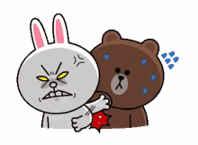 angry cony brown line
