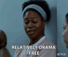 relatively drama free no drama not too bad not a lot of problems laverne cox