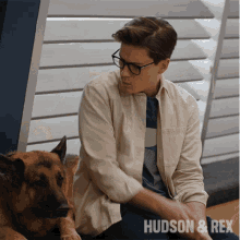 Petting Jesse Mills GIF - Petting Jesse Mills Hudson And Rex GIFs