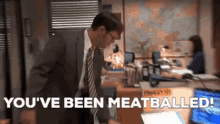 Youve Been Meatballed The Office GIF - Youve Been Meatballed Meatball The Office GIFs
