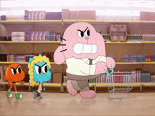 The Amazing World Of Gumball Shopping GIF - The Amazing World Of Gumball Shopping Fast Walk GIFs