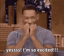Will Smith Excited Hands Clapping GIF - Will Smith Excited Hands Clapping So Excited GIFs