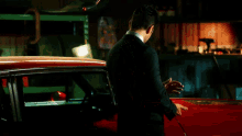 Seth Gecko With His Red Charger GIF - Seth Gecko With His Red Charger Dj Cotrona GIFs