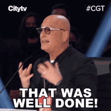 That Was Well Done Howie Mandel GIF - That Was Well Done Howie Mandel Canadas Got Talent GIFs