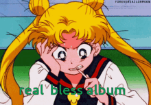 Real Bless Album Sailor Moon GIF - Real Bless Album Sailor Moon Upset GIFs