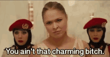 Fast & Furious 7 GIF - Fast And Furious7 Ronda Rousey You Aint That Charming Bitch GIFs