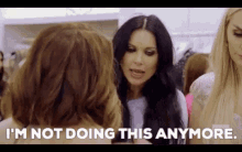 Im Not Doing This Anymore Leeanne GIF - Im Not Doing This Anymore Leeanne Leeanne Locken GIFs