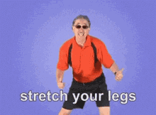 Jack Hartmann Stretch GIF - Jack Hartmann Stretch Stretch Your Legs GIFs
